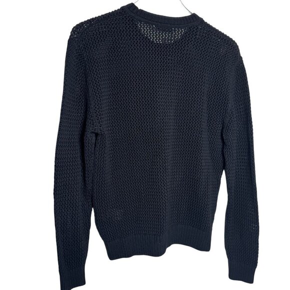 TNA Alameda Sweater Black mesh top womens size XS - Picture 4 of 10